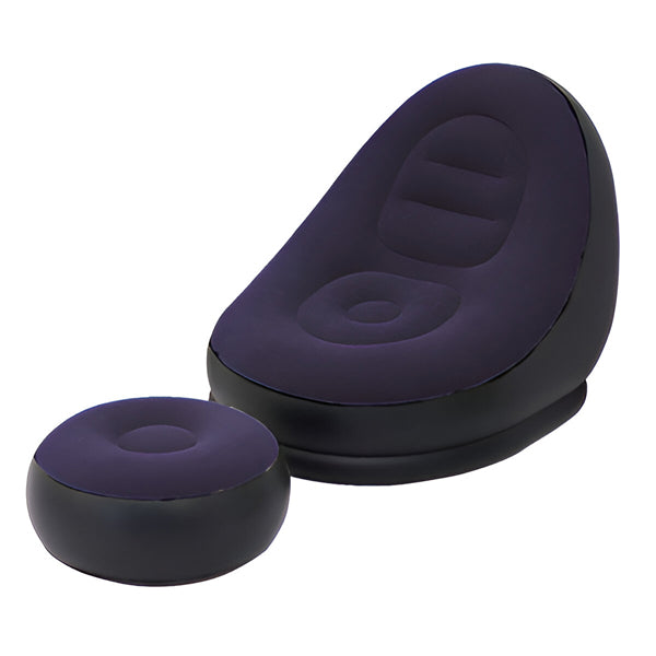 Lisslune | RelaxSeat Inflatable Lounge Chair with Footrest – Indoor & Outdoor Comfort