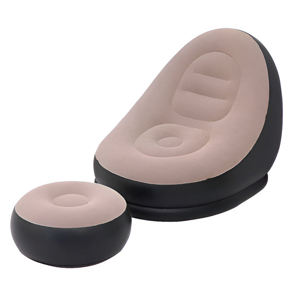 Lisslune | RelaxSeat Inflatable Lounge Chair with Footrest – Indoor & Outdoor Comfort