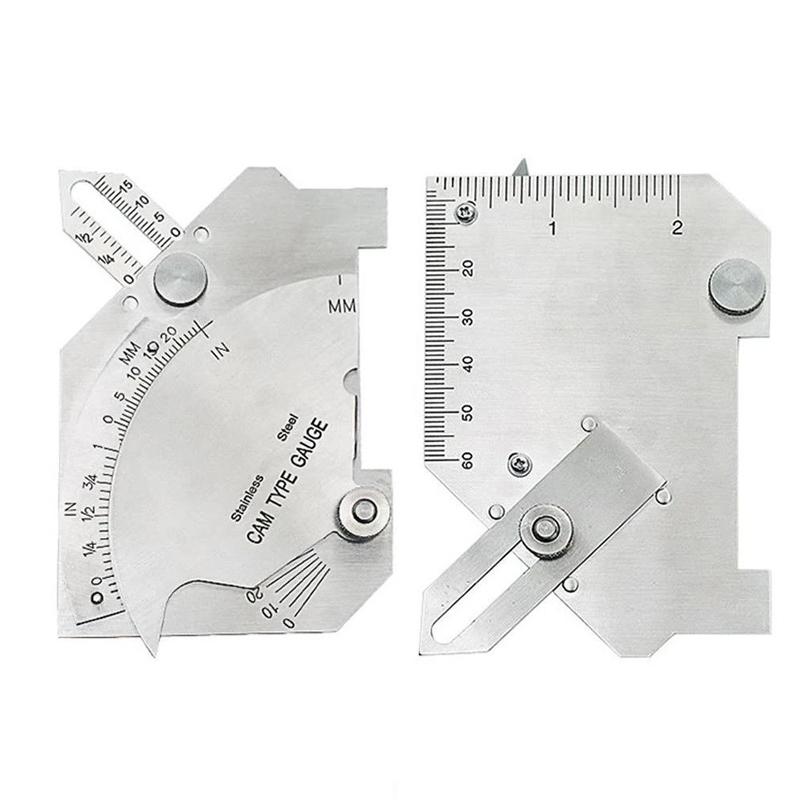 Lisslune | Welding Inspection Ruler, Welding Gauge with Curved Disc