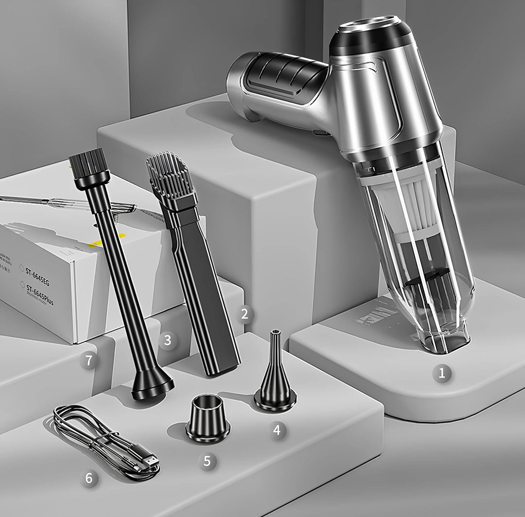 Lisslune | VacPro™ | Cordless Handheld Vacuum Cleaner for Home & Car