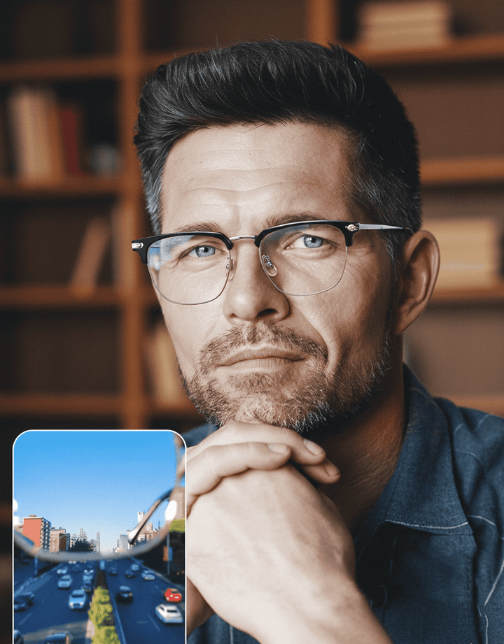Lisslune | Lightweight reading glasses with blue light filter for clear vision