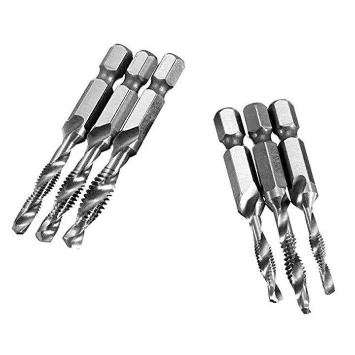 Lisslune | 6 piece combination tap bit set hexagon shank