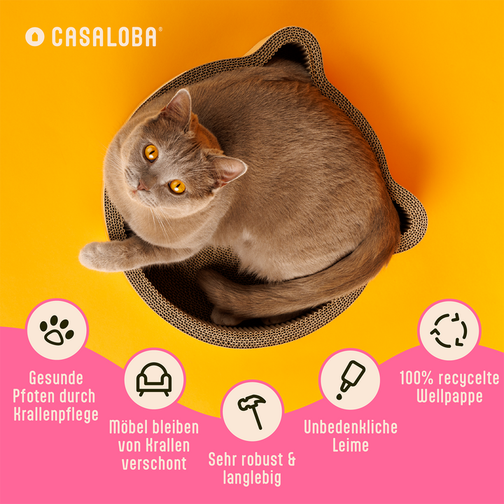 Lisslune | Cat scratching bed Scratching, Sleeping & Playing