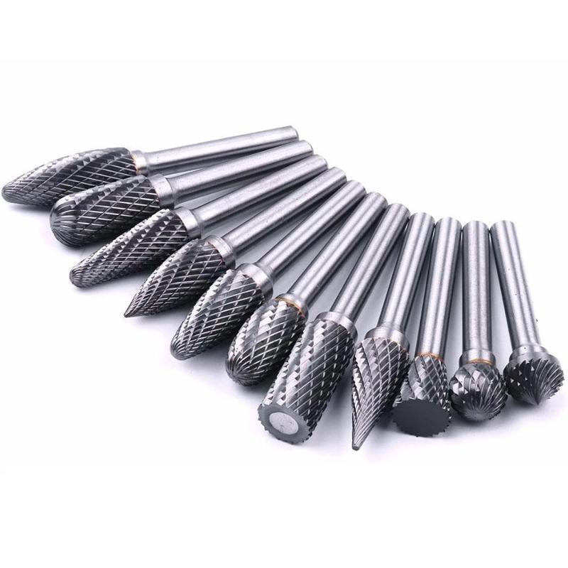 Lisslune | 10 in 1 Tungsten Steel Grinding Head (10PCS)