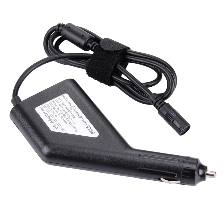 Lisslune | Laptop Notebook Power 90W Universal Car Charger with 8 Power Adapters & 1 USB Port for Samsung, Sony, Asus, Acer, IBM, HP, Lenovo (Black)