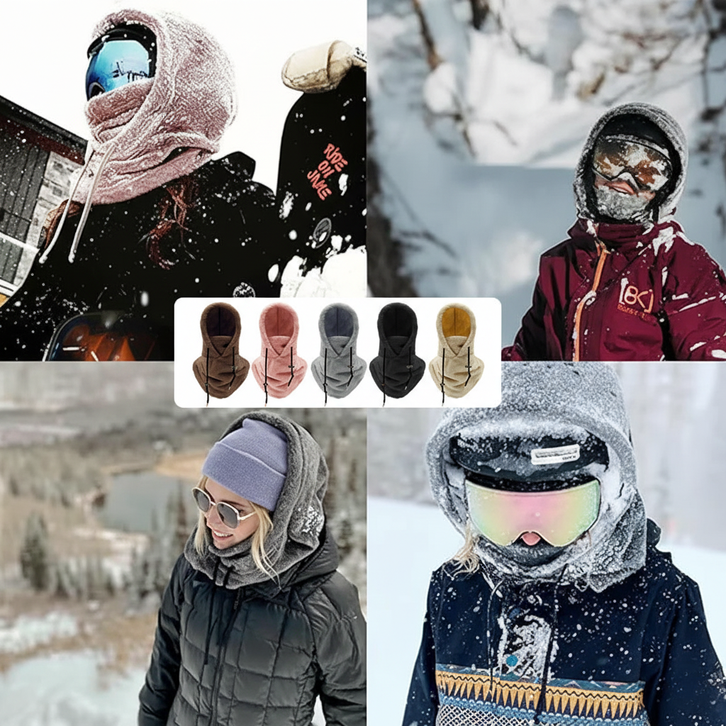 Lisslune | 3-in-1 Winter cap for warmth & comfort