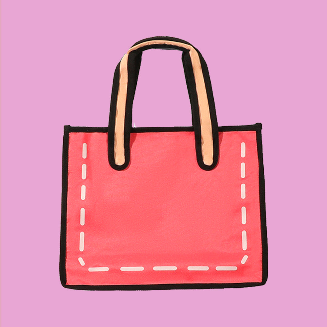 Lisslune | Comic Book Canvas Tote Bag
