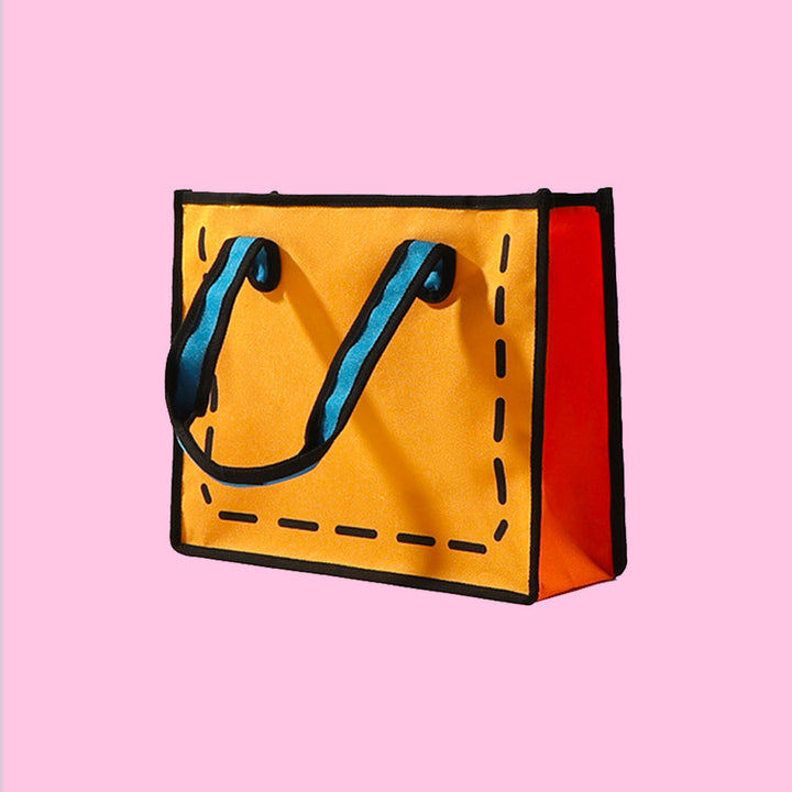 Lisslune | Comic Book Canvas Tote Bag