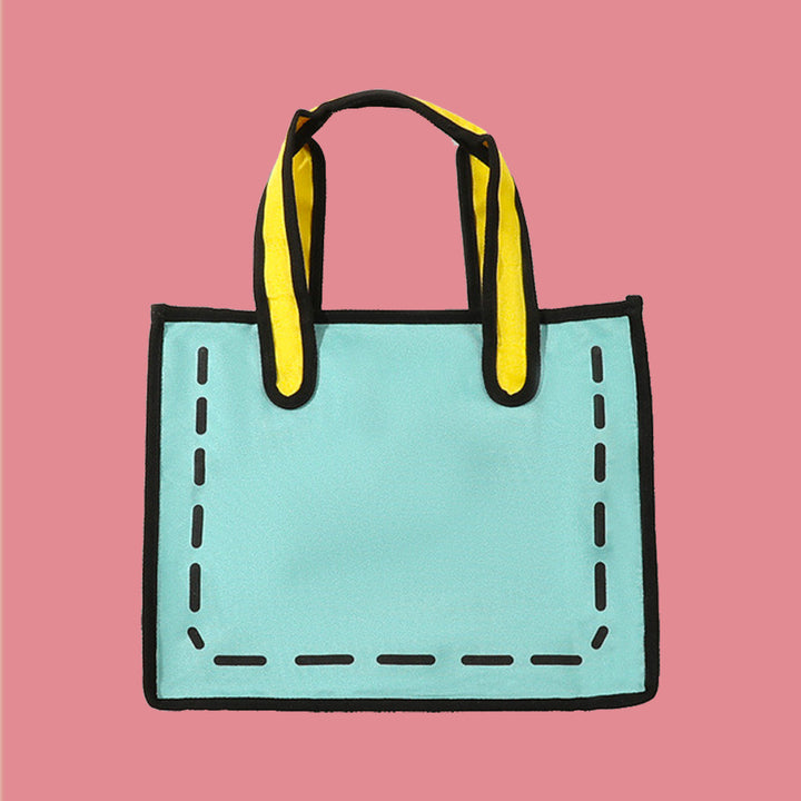 Lisslune | Comic Book Canvas Tote Bag