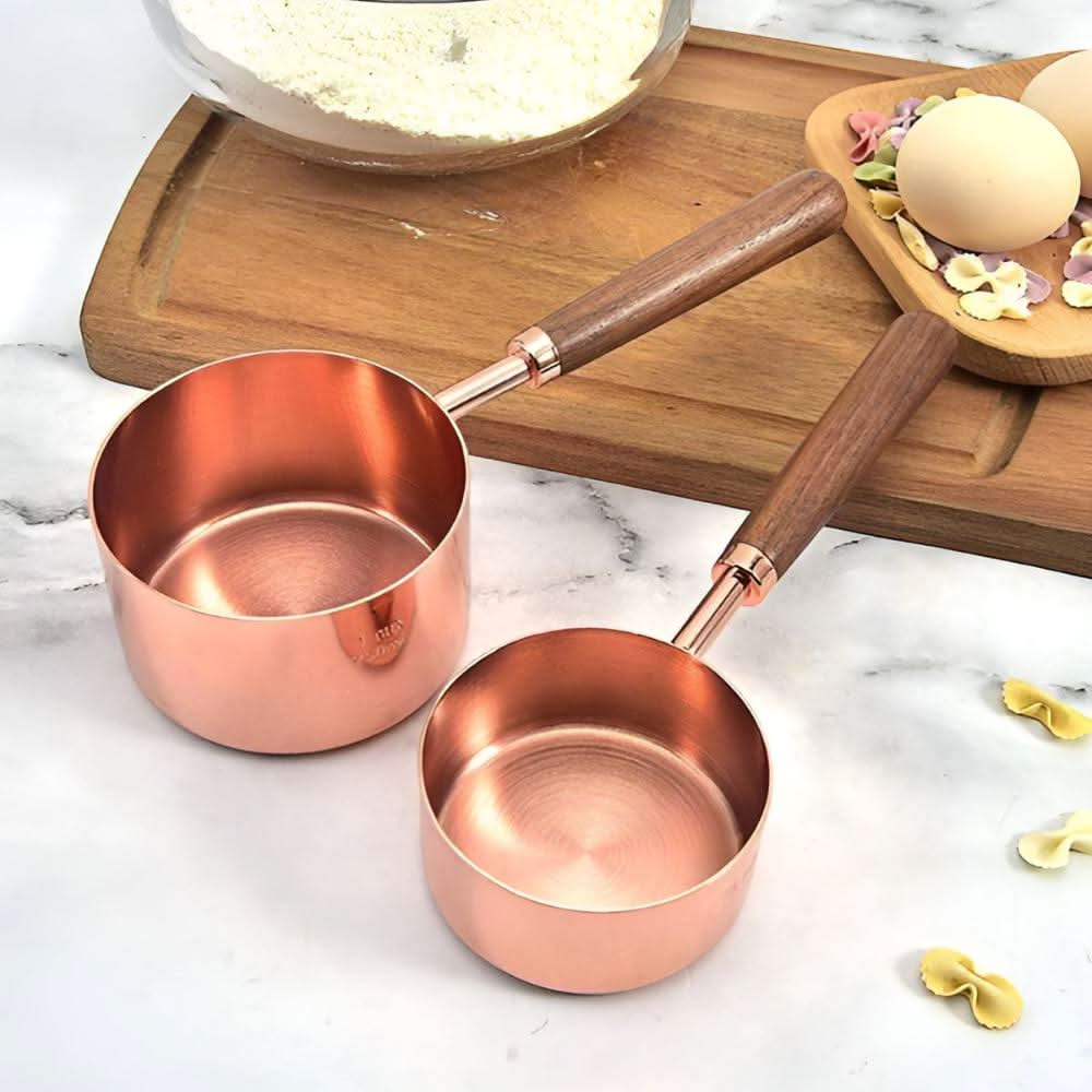 Lisslune | Modern copper-coated measuring set