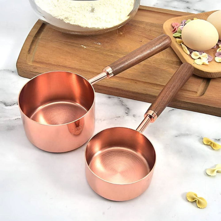 Lisslune | Modern copper-coated measuring set