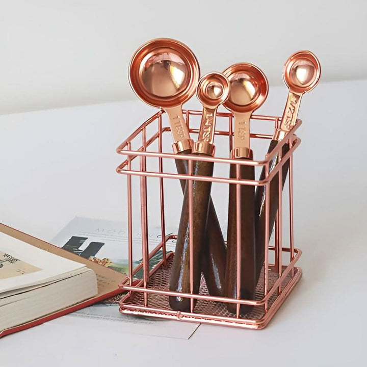 Lisslune | Modern copper-coated measuring set