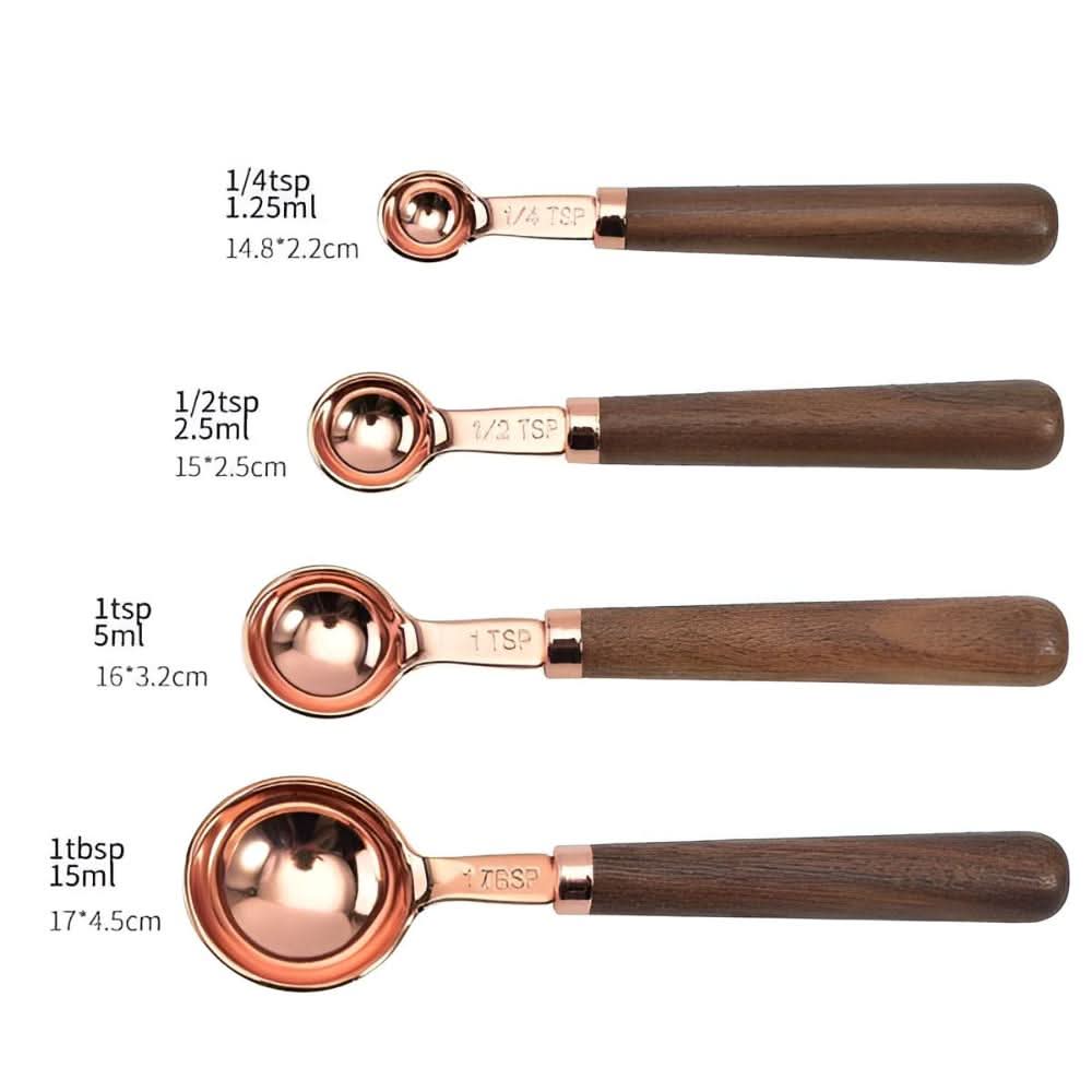 Lisslune | Modern copper-coated measuring set