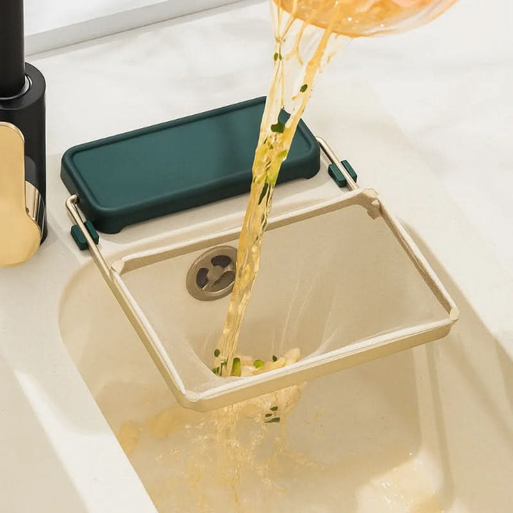 Lisslune | Collapsible Sink Waste Catcher for a Clean Kitchen