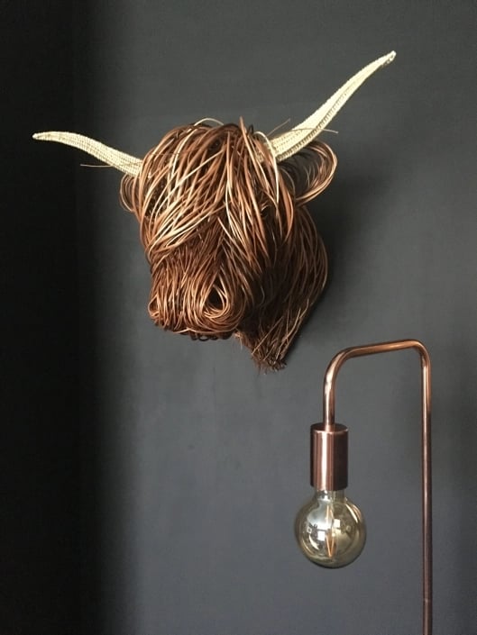 Lisslune | Unique cow head wall decor for living spaces