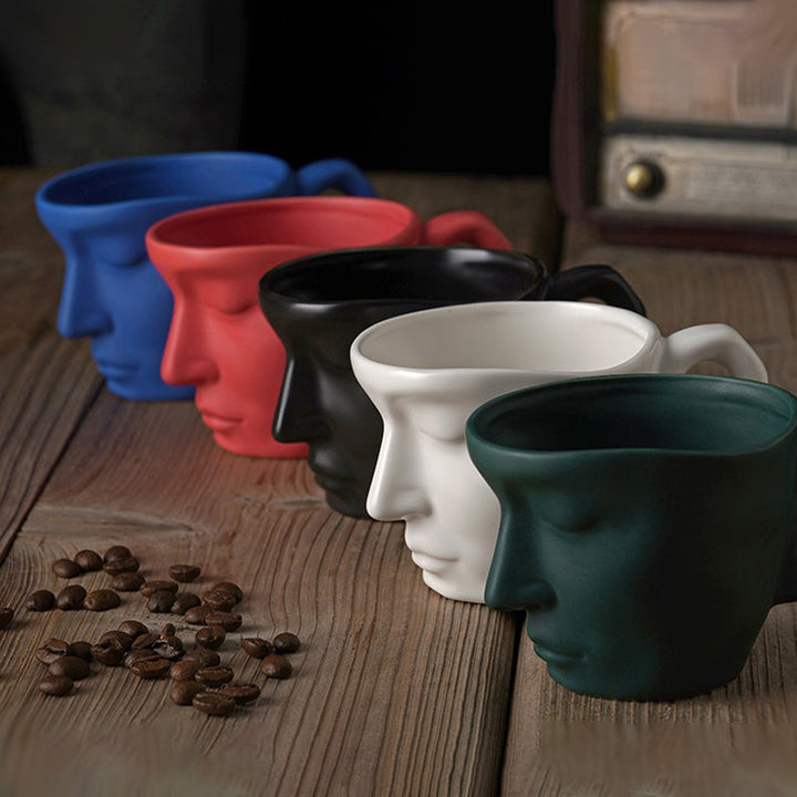 Lisslune | Kyssnades Face ceramic coffee mug