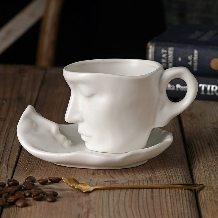 Lisslune | Kyssnades Face ceramic coffee mug