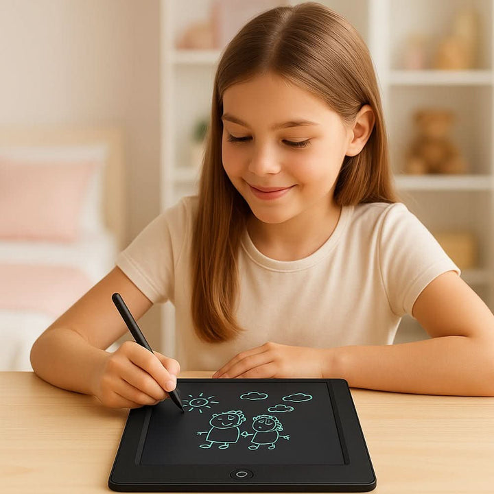 Lisslune | LCD Drawing Board for Kids & Travel with One-Touch Erase
