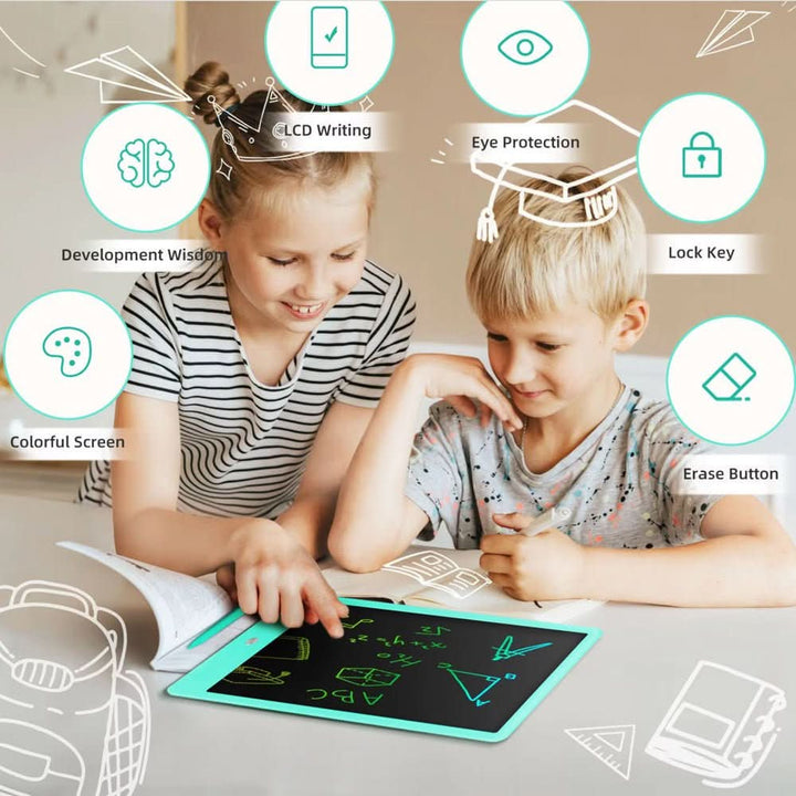 Lisslune | LCD Drawing Board for Kids & Travel with One-Touch Erase