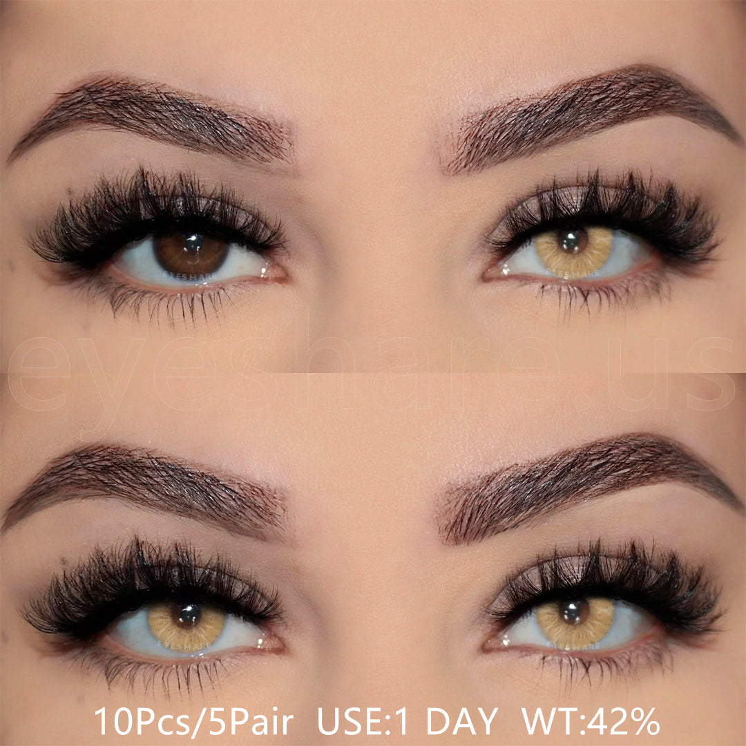 Rynx Croatia Brown 1 Day Use I 14.2mm, 10 pieces=5 pairs