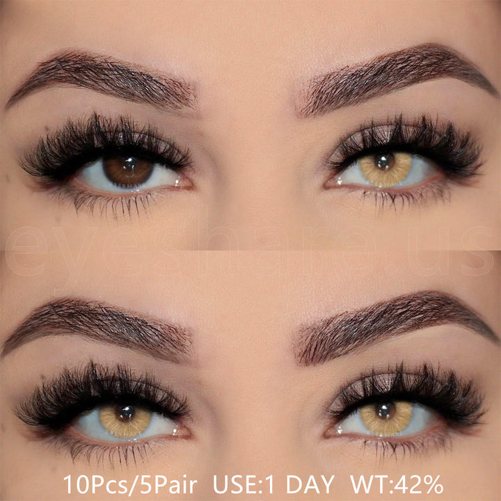 Rynx Croatia Brown 1 Day Use I 14.2mm, 10 pieces=5 pairs