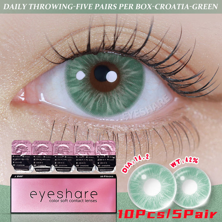 Rynx Croatia Green 1 Day Use I 14.2mm, 10 pcs=5 pairs