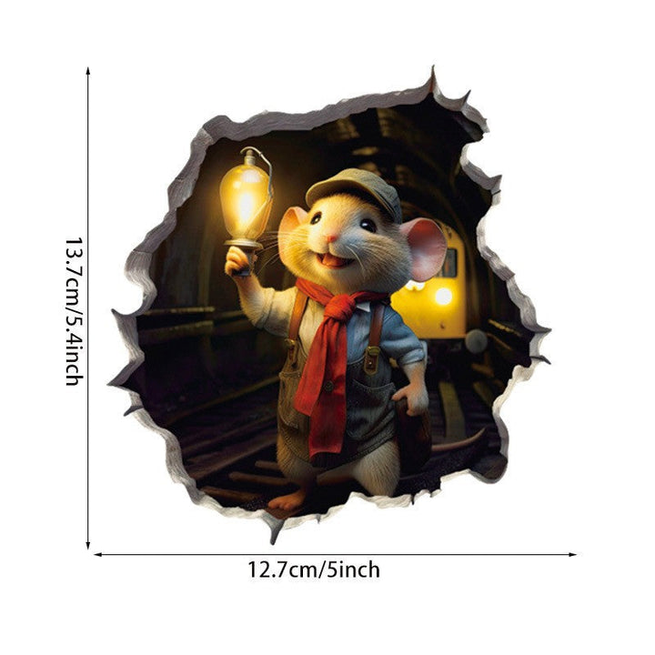 Lisslune | Wall Sticker Mouse Hole