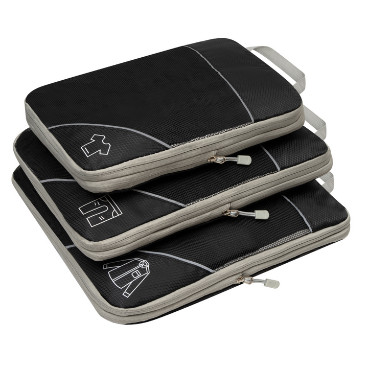 Lisslune | PackMate Compression Travel Set – Space-Saving Travel Cubes for Organized Packing