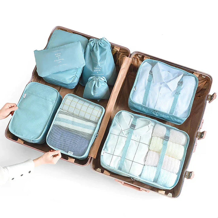 Lisslune | Easy-Pack Travel Cubes | 8-Piece Set for Organized Packing & Hassle-Free Travel