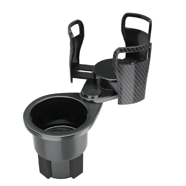 Lisslune | 2-in-1 Car Drink Holder with Rotation Function & Telescopic Fixation