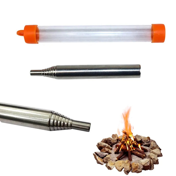 Lisslune | Survival Blowgun for Campfire & Outdoor Cooking