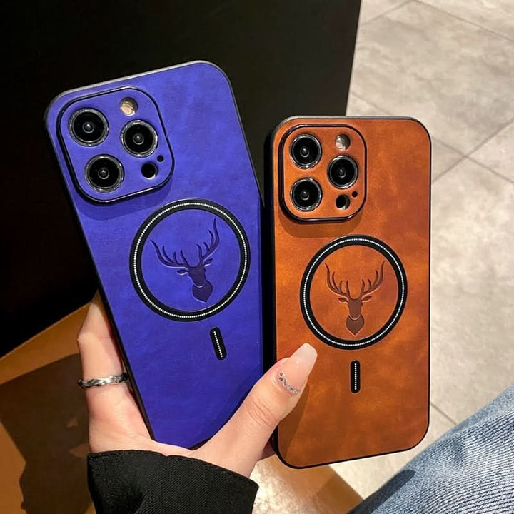 Lisslune | Deer Leather iPhone Case MagSafe Wireless Charging