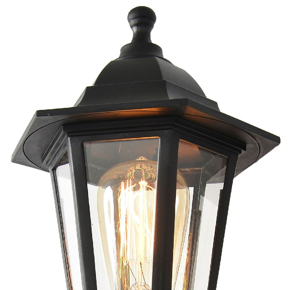 Lisslune | Black Outdoor Vintage Hanging Lamp with PIR