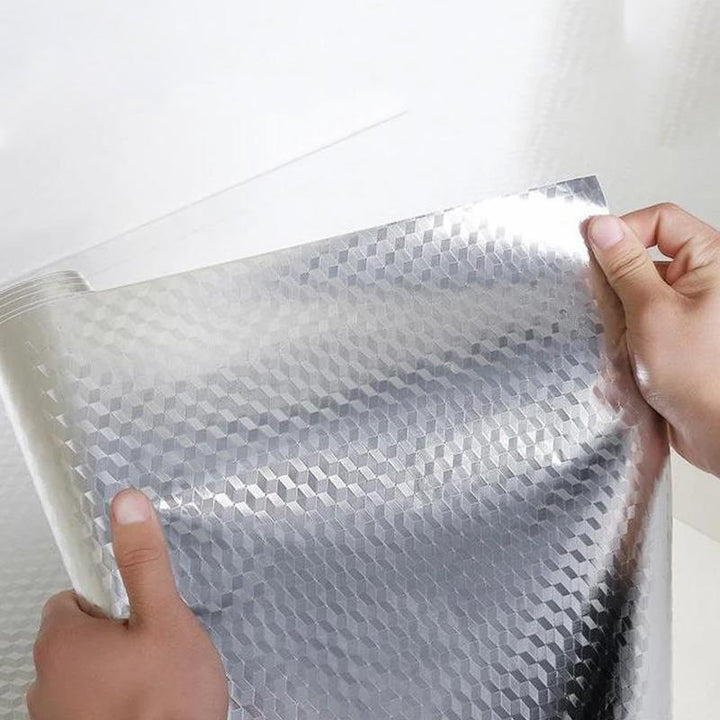 Lisslune | Waterproof oil-resistant aluminum foil self-adhesive wall sticker