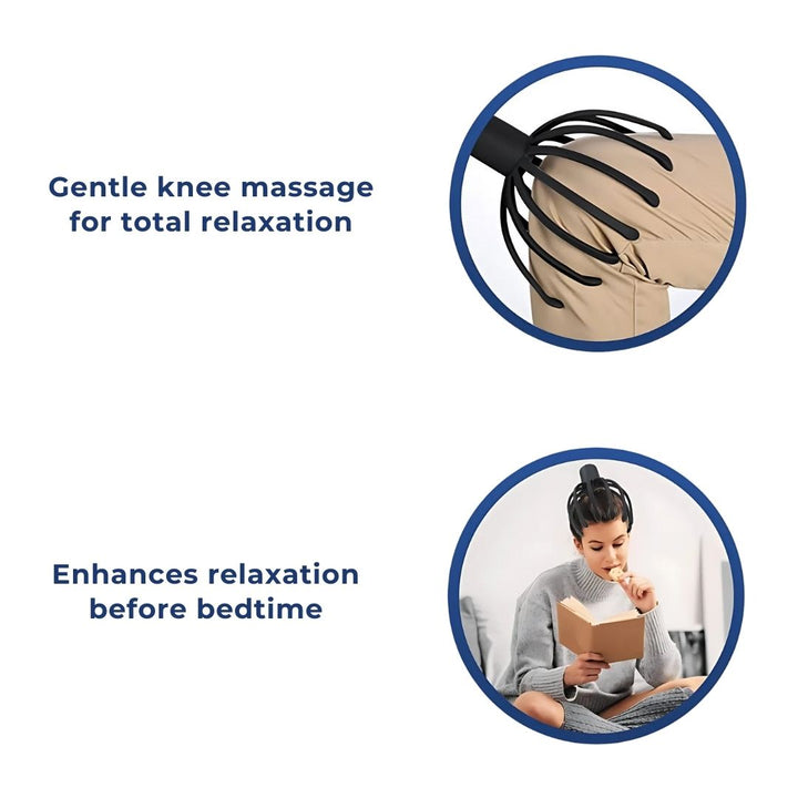 Lisslune | Smart Electric Octopus Head Massager Machine for Scalp Massage, Stress Relief, Improved Sleep & Multi-Directional Vibration