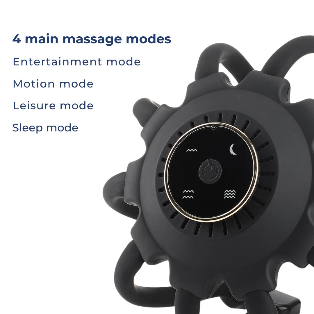 Lisslune | Smart Electric Octopus Head Massager Machine for Scalp Massage, Stress Relief, Improved Sleep & Multi-Directional Vibration