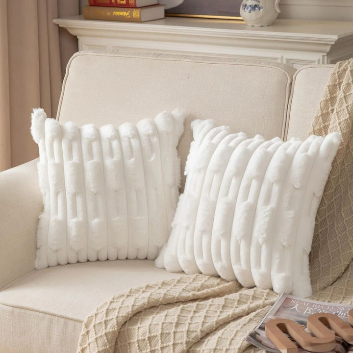 Lisslune | Calm Weave Plush Cushion Cover