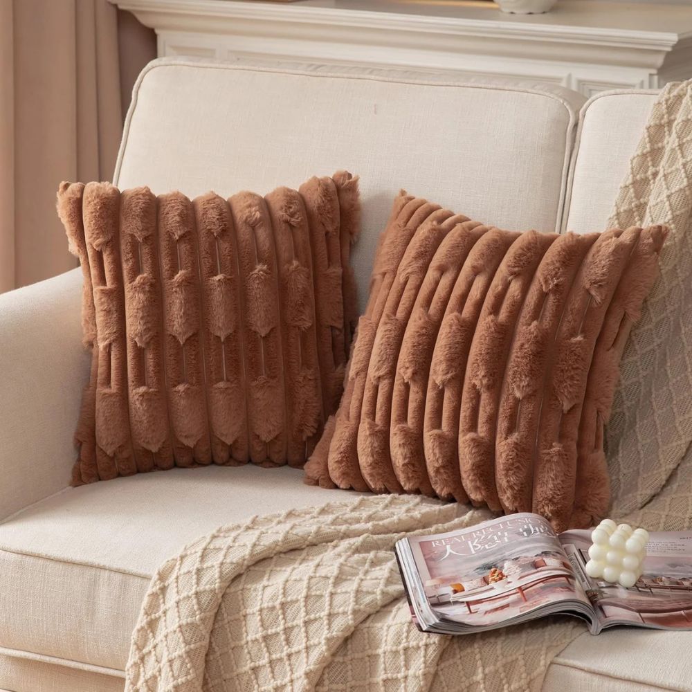 Lisslune | Calm Weave Plush Cushion Cover