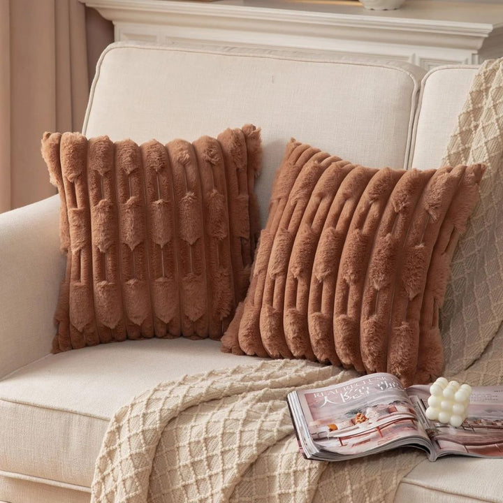 Lisslune | Calm Weave Plush Cushion Cover