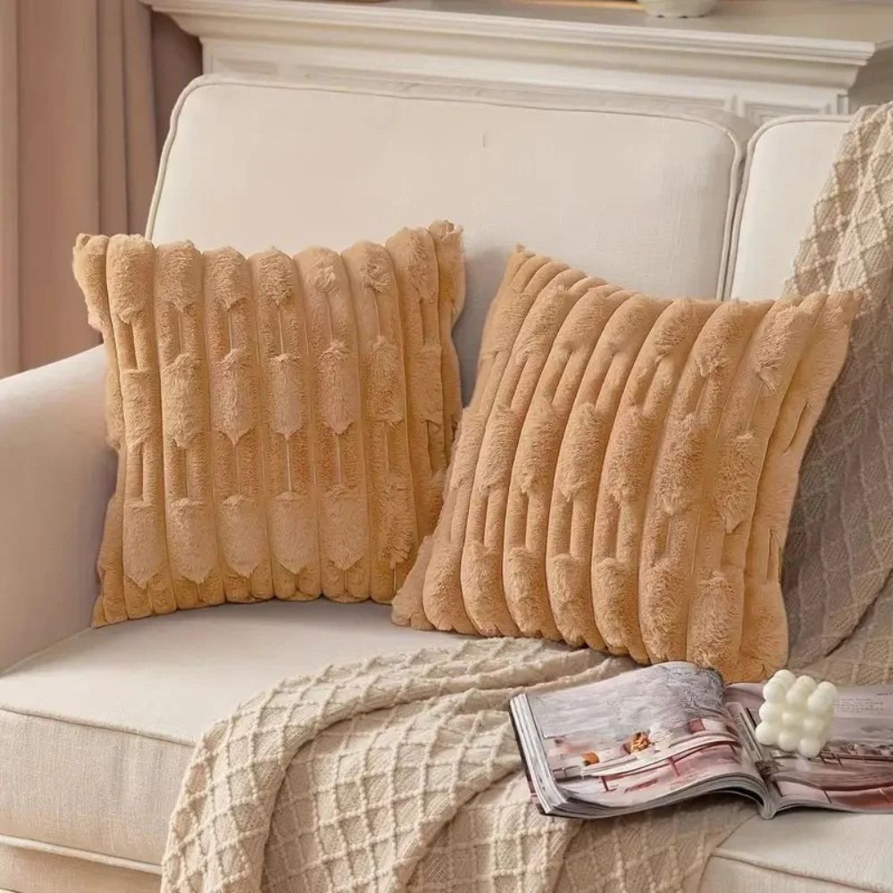 Lisslune | Calm Weave Plush Cushion Cover