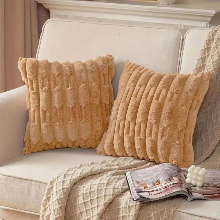 Lisslune | Calm Weave Plush Cushion Cover