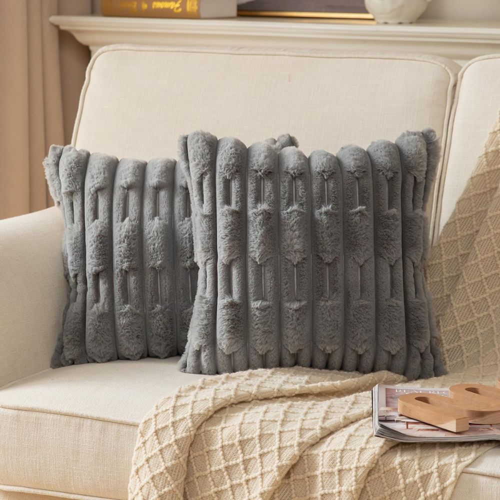 Lisslune | Calm Weave Plush Cushion Cover