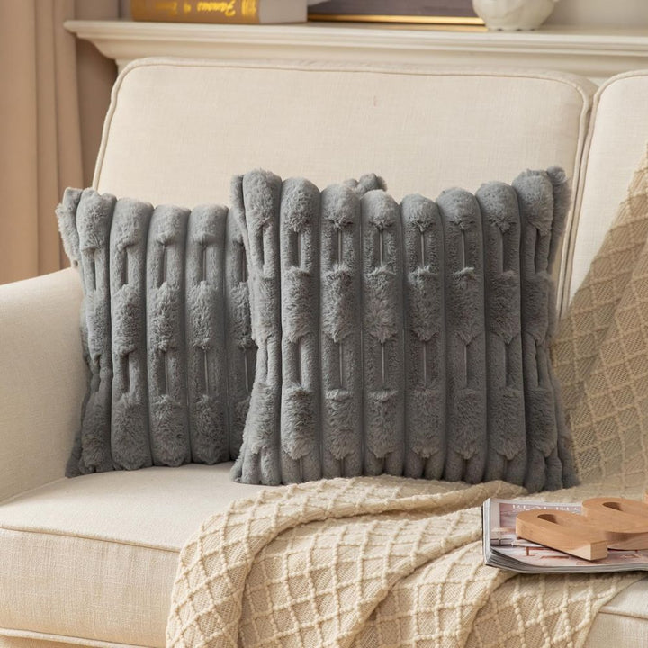 Lisslune | Calm Weave Plush Cushion Cover