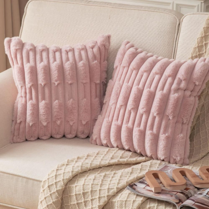 Lisslune | Calm Weave Plush Cushion Cover