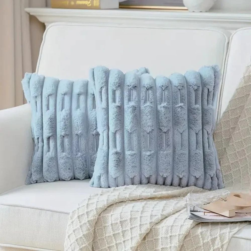 Lisslune | Calm Weave Plush Cushion Cover