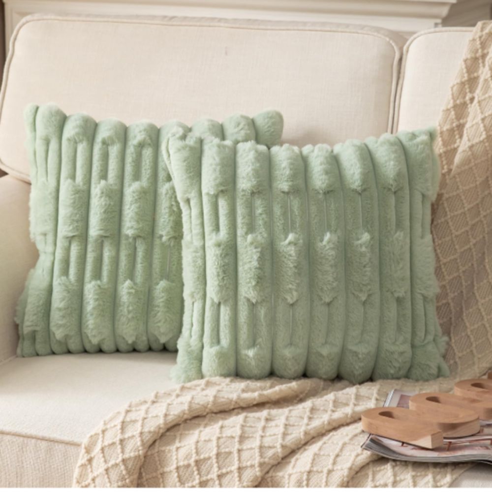 Lisslune | Calm Weave Plush Cushion Cover