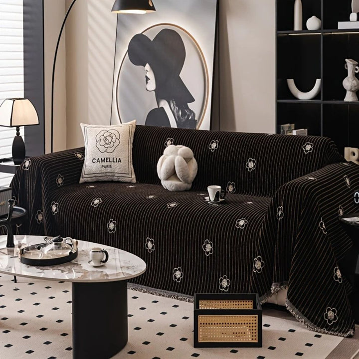 Lisslune | Camellia Bloom Sofa Cover