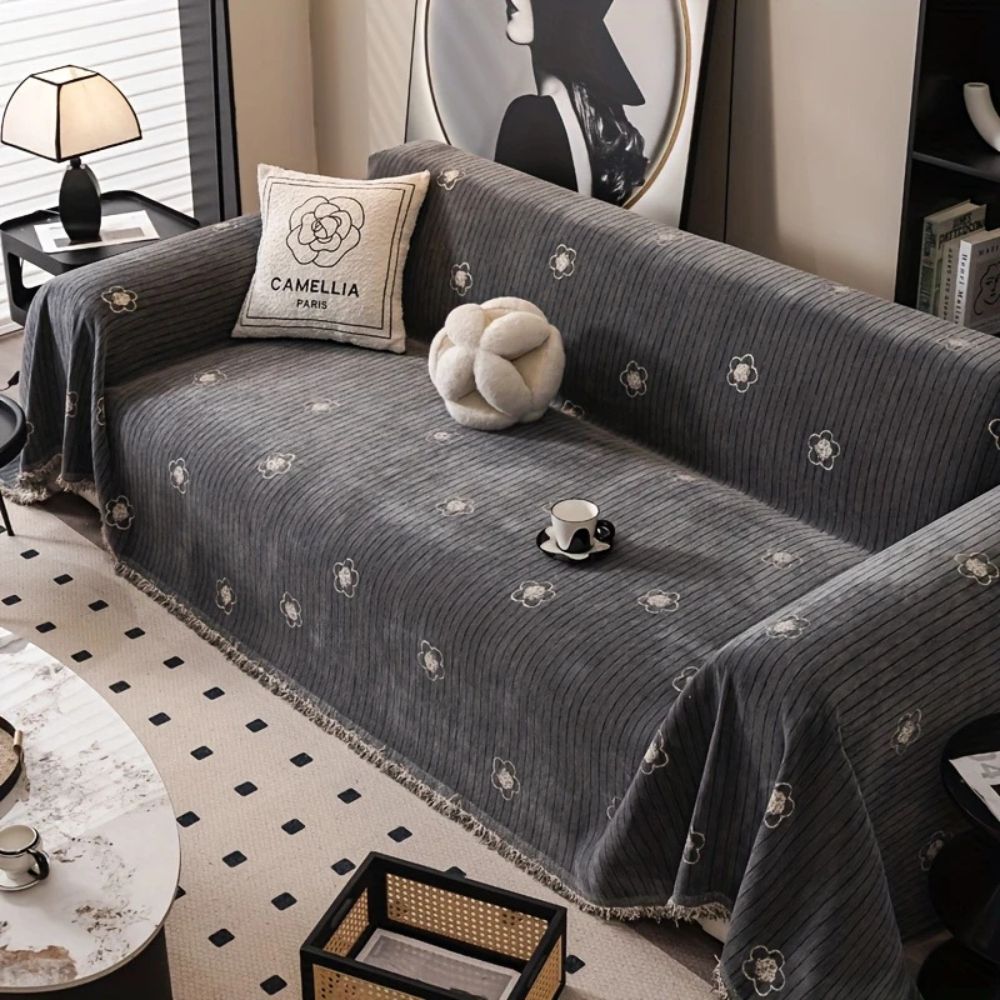 Lisslune | Camellia Bloom Sofa Cover