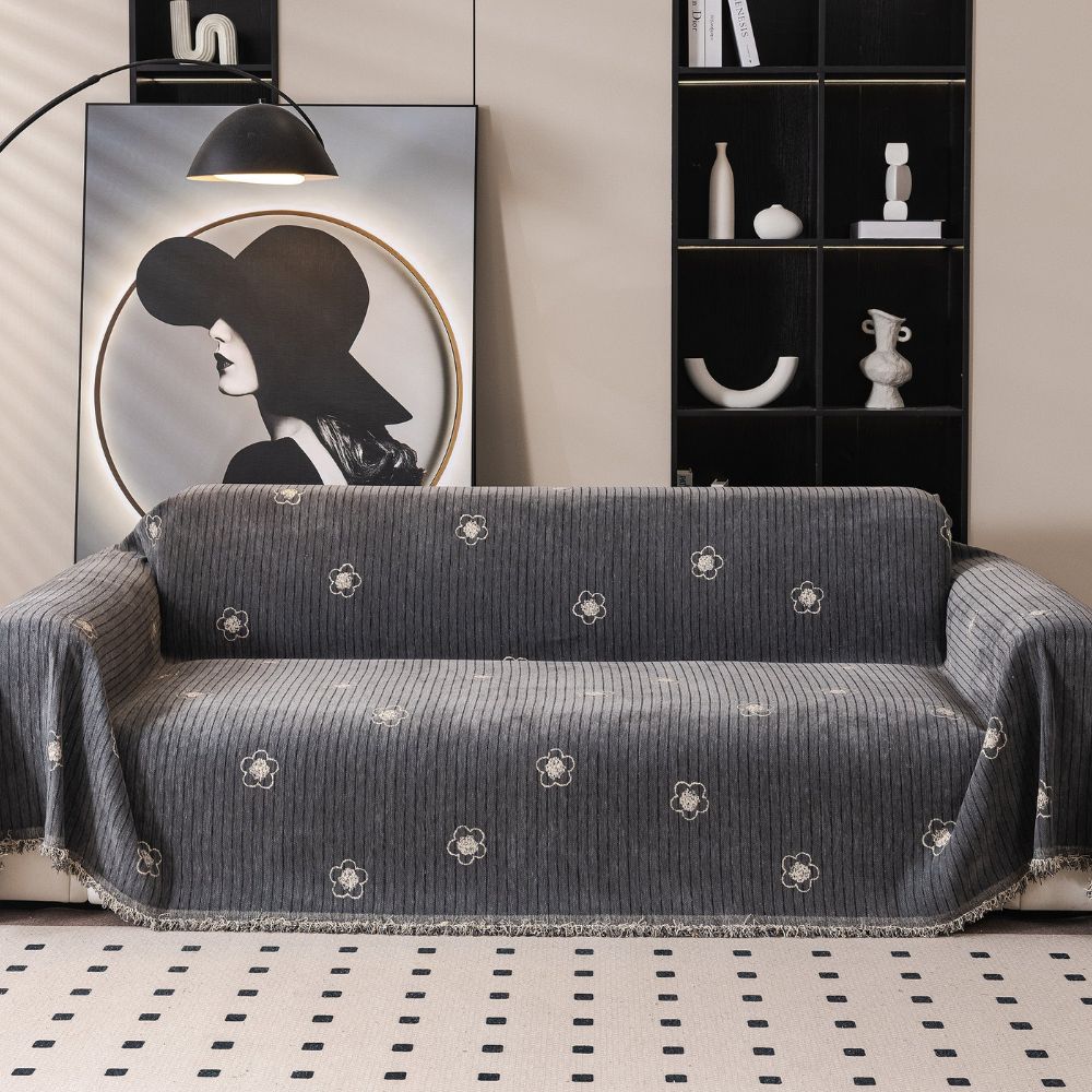 Lisslune | Camellia Bloom Sofa Cover