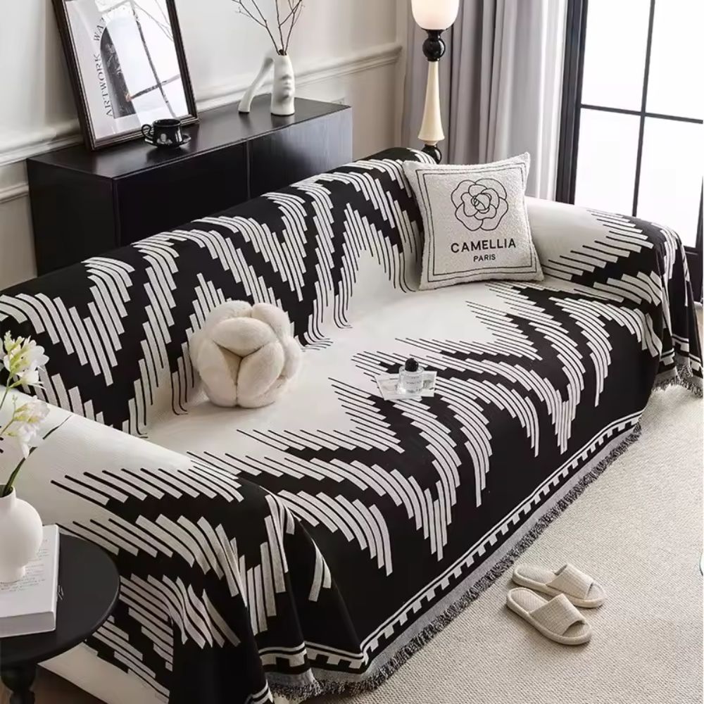 Lisslune | Camellia Paris Chenille Sofa Cover